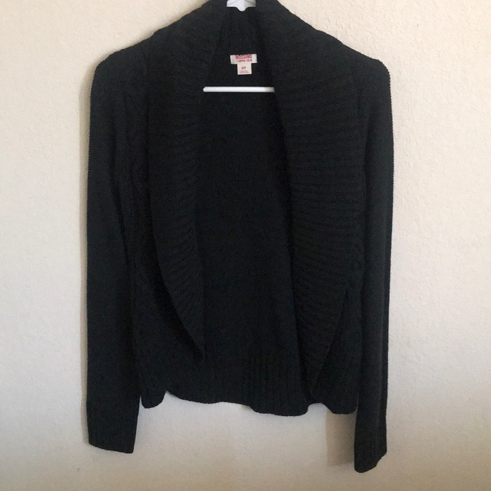 Black Sweater Cardigan